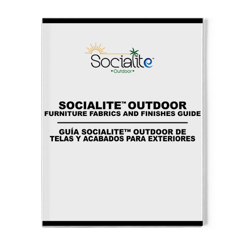 Guía Socialite Outdoor de Telas y Acabados para Muebles de Exteriores