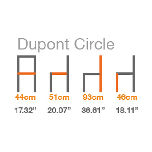 Stackable Chair Dupont Circle Size