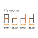Stackable Chair Vermont Size