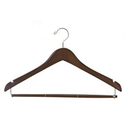 French Laundry™ Clothes Hanger with Locking Bar & Notches