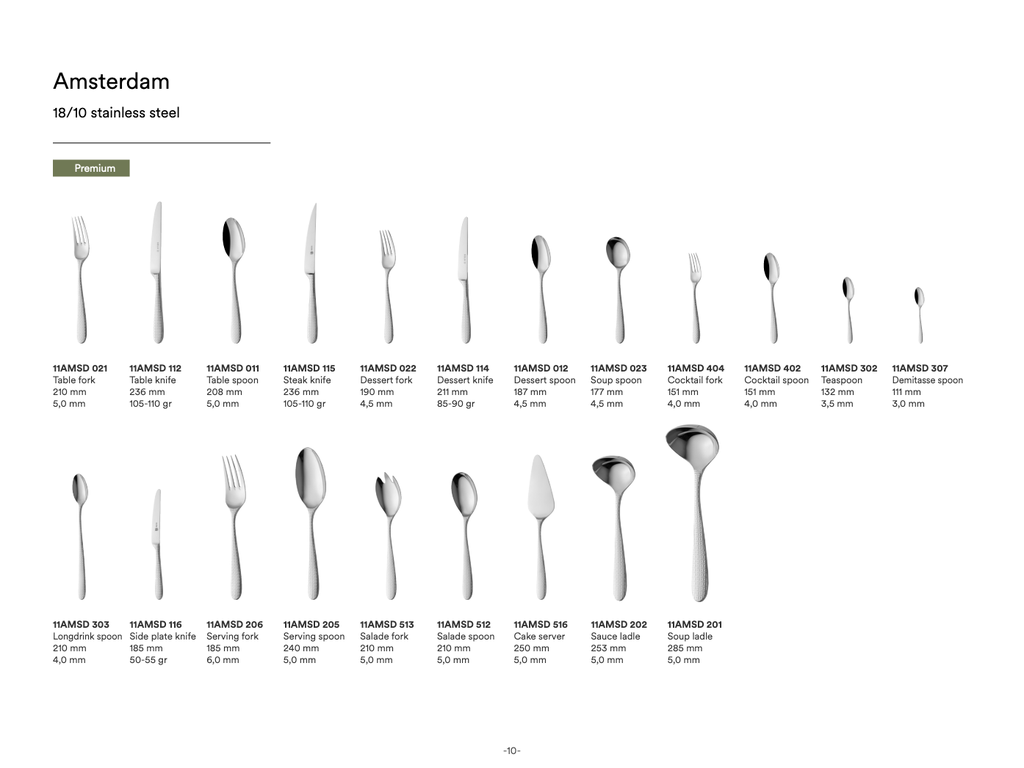 Sola|NL Amsterdam Cutlery Line