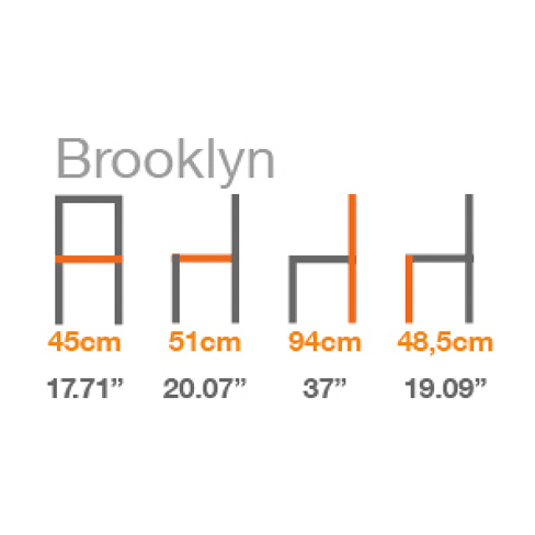 Stackable Chair Brooklyn Size