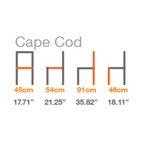 Stackable Chair Cape Cod Size