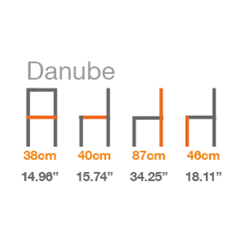 Stackable Chair Danube Size