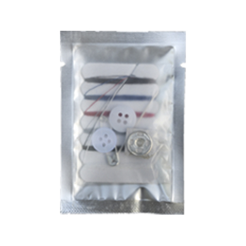 Sewing Kit in Bag Silver