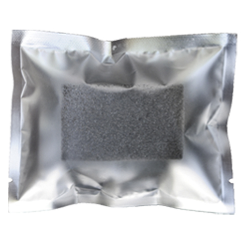 Shoe Shine Sponge in bag Silver