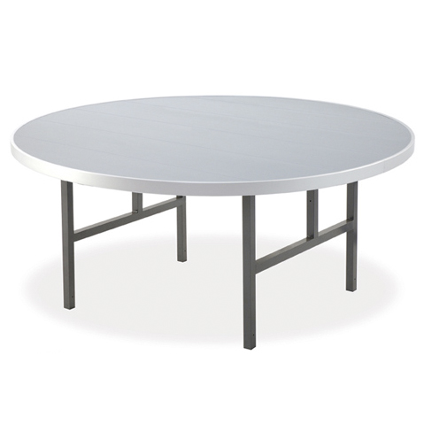 Table 60" Round Alulite H Legs