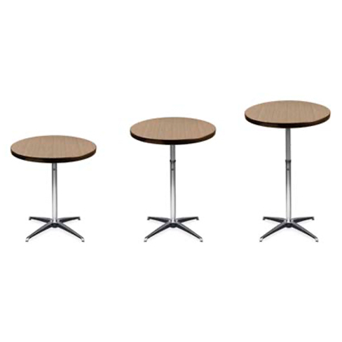 [SOUT0002623] Mesa Knockdown Pedestal Sobre iDesign Redondo 36" Knockdown Pedestal Ajustable 30"-36”-42”