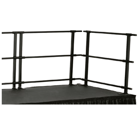 Southern Aluminum® Alulite Stage Rail 36" x 4' fits all Stages and 48" long Risers