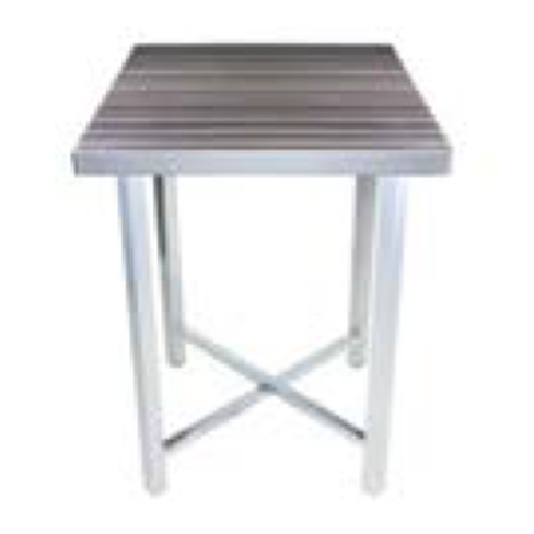 Table 24” x 24” iDesign™ Square top w/Laminate Finish, Vinyl Perimeter, 42" XCube Base