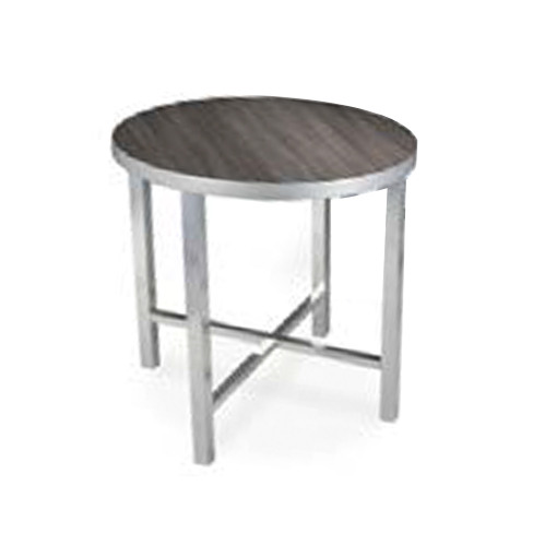 Table 30” Round iDesign™ top w/Laminate Finish, Vinyl Perimeter, 42" XCube Base