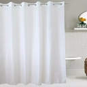 G&F™ Shower Curtain Hookless White 200x200cm