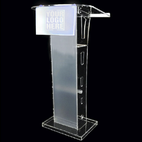 iLED™ Illuminated Acrylic Podium 60x45x110cm