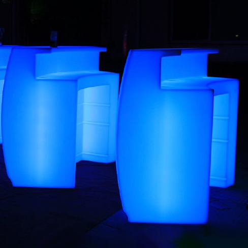 iLED™ Indoor/Outdoor Illuminated Bar Table 150x60x115cm