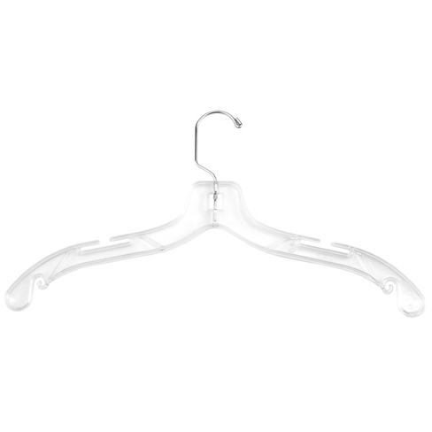 Clothes Hanger Plastic Transparent (Pack 100)