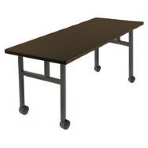 Table 30" x 5' Alulite H Legs - Locking Casters