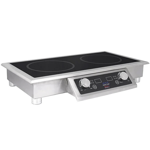 MAX Reconfigurable Cook and Hold Double Induction Range - 208-240V 5000W