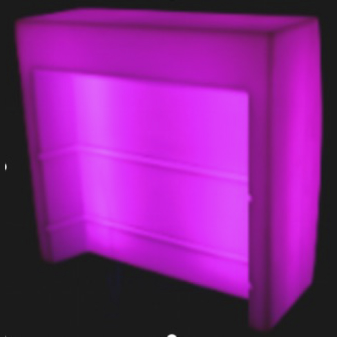 Mesa Bar LED Iluminada 106X46X105cm