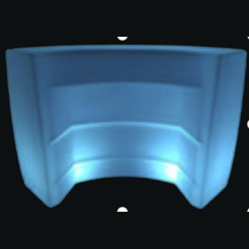 Mesa Bar LED Iluminada 165x65x105cm