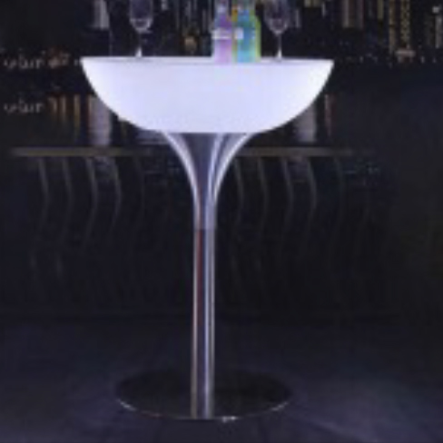 LED Illuminated Cocktail Table 60x106cm