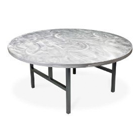 Table 60" Round Alulite H Swirl