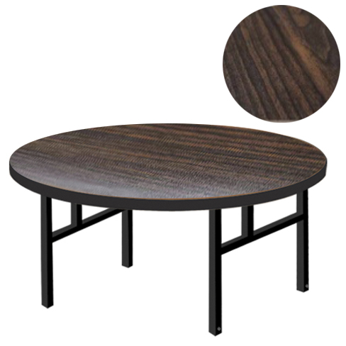 Table 152×76(H)cm round folding H legs HPL and plywood top
