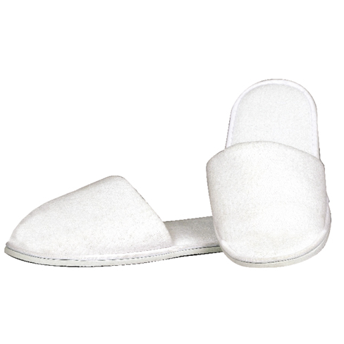 Terry Slipper Closed Toe 28cm Washable