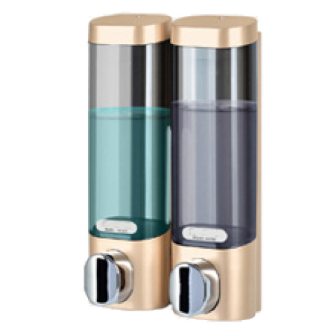 [GODE0003585G] G&F™ Dispensador de Líquido de Pared Baguette Double 300ml (Dorado)