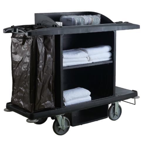 [TRUS0003665B] Grandmaid (21) Housekeeping Cart (Black)