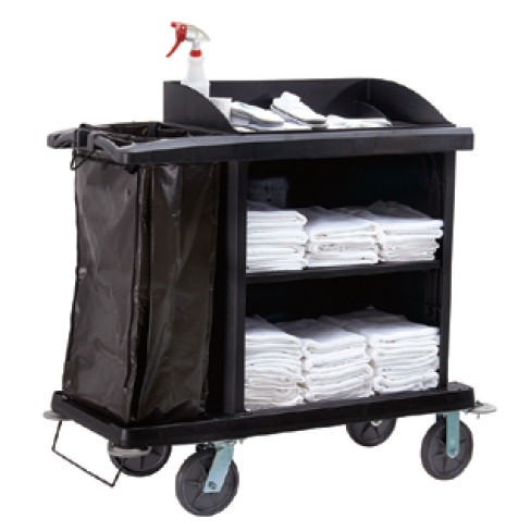 [TRUS0003734B] Grandmaid 31 Compact Housekeeping Cart (Black)