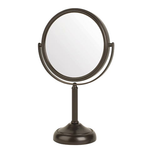 6" 10X-1X Table Top Mirror Height 11"