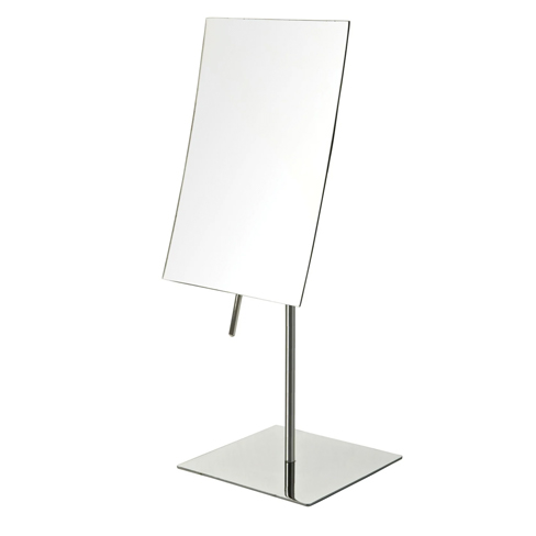 [JERD0003795C] 5" x  8" 3X Table Top Mirror Height 14" (Chrome)