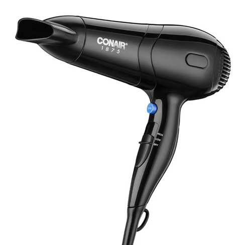 Conair 1875 Watt Dryer with Ionic Conditioning, Black