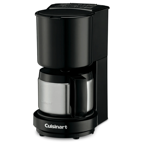 Cuisinart 4-Cup with Stainless Steel Carafe Black