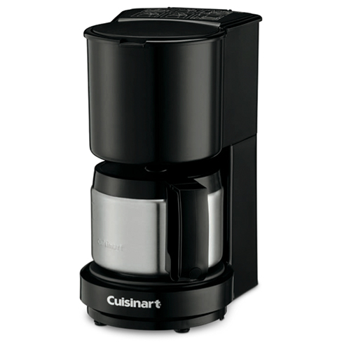 Cuisinart Carafe 4 Tazas Acero Inoxidable Negro