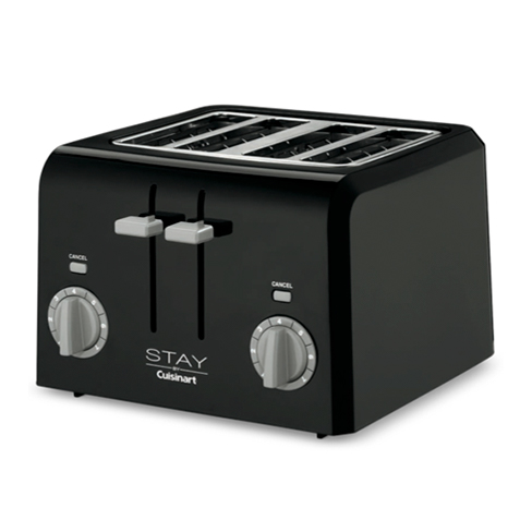 [CUIS0004277B] Stay by Cuisinart 4-Slice Toaster (Black)