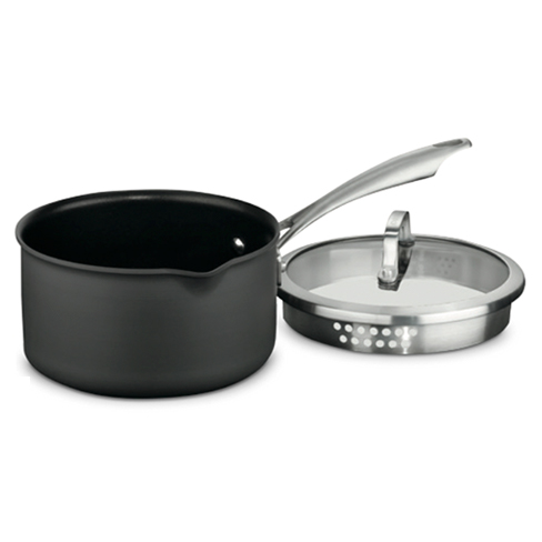 Cuisinart 2 Quart Pour Saucepan with Cover Black