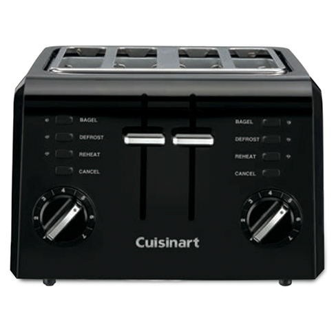 Cuisinart 4-Slice Compact Toaster Black