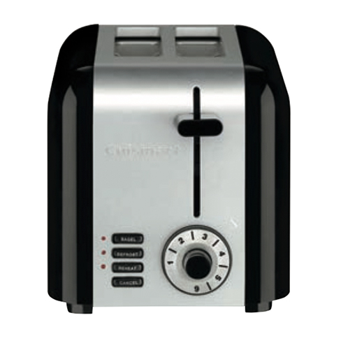 Cuisinart 2-Slice Toaster Black with Stainless
