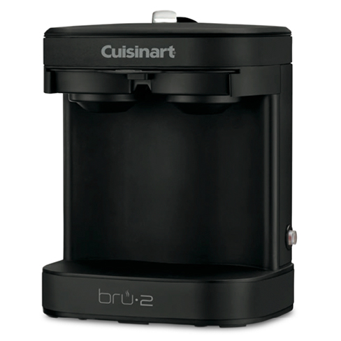 BRU2 Cuisinart 2-Cup Black Coffeemaker  