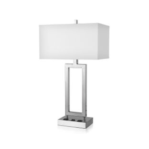 26" Desk Lamp with Brushed Nickel Finish