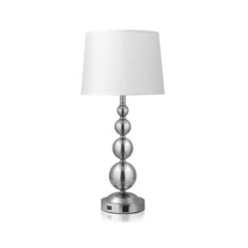 29" Single Table Lamp with Brushed Nickel Finish