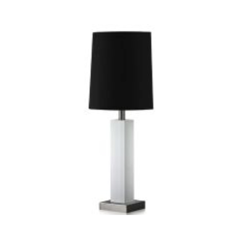 27" Table Lamp with Frosted Acrylic and Brushed Nickel Finish