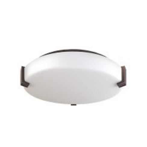 16" Ceiling Light with Frosted Acrylic with Dark Bronze Finish