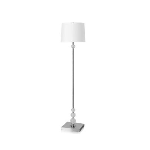 Floor Lamp with Chrome Finish and Bubble Globes