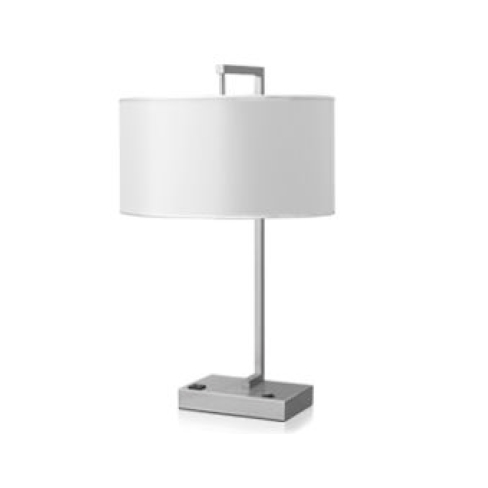 26" Desk Lamp with Brushed Nickel Finish