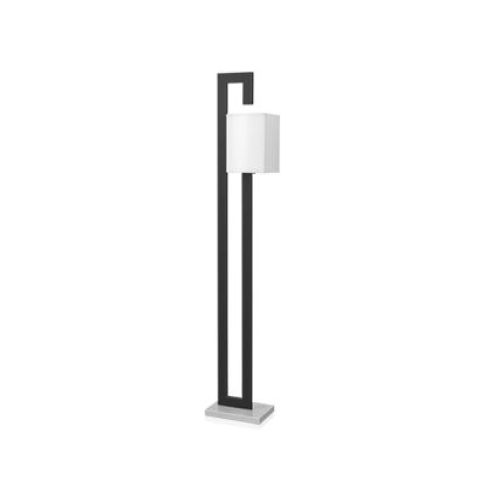68" Floor Lamp with Black Powder Coat and Brushed Nickel