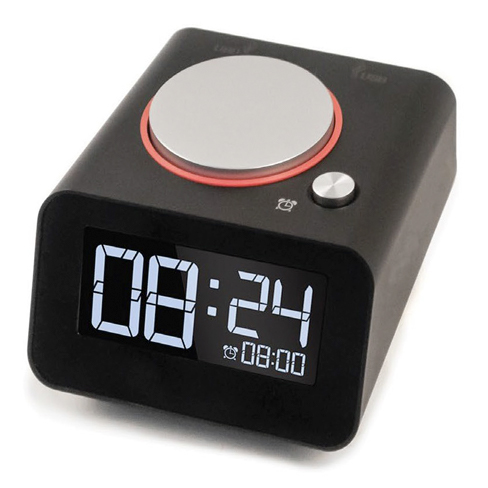 C1 Mini Reloj Alarma con Funciones de Carga