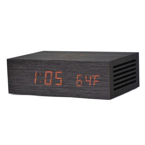 M9 Bluetooth Speaker Alarm Clock Wireless Charging Thermometer