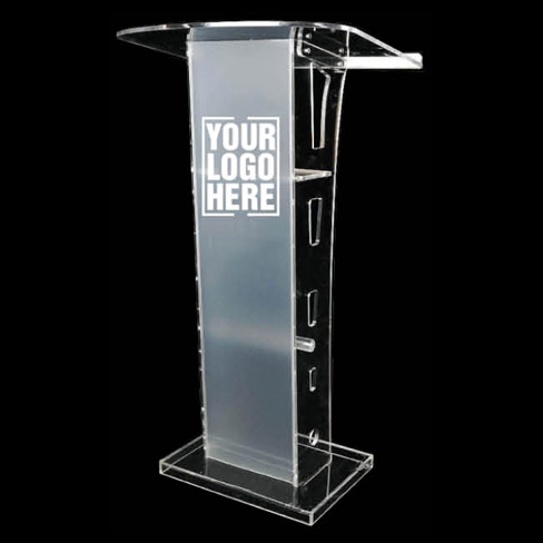 iLED™ Indoor/Outdoor Illuminated Acrylic Podium 60x45x110cm